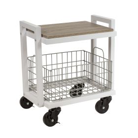 Atlantic 2-Tier Cart System (White)