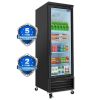 ORIKOOL Glass Door Merchandiser Refrigerator 19.2 Cu.ft Swing Door Commercial Display Refrigerators Merchandising Refrigeration with LED Top Panel