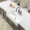 Farmhouse/Apron Front White Ceramic Kitchen Sink--DK