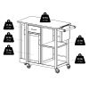 Douglas Utility Kitchen Cart; Natural