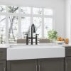 Farmhouse/Apron Front White Ceramic Kitchen Sink--DK