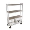 Atlantic 4-Tier Cart System White