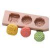 Wooden Moon Cake Mold DIY Rice Cake Baking Mold Wagashi Snow Skin Mooncake Mold