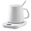 Electric Coffee Mug Warmer for Desk Auto Shut off USB Tea Milk Beverage Cup 3 Temperature Setting