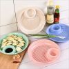 1pc Dumpling Tray, Drain Double-layer Plate With Vinegar Plate, Household Round Plastic Large Dinner Plate, Tray For Dumplings