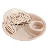 1pc Dumpling Tray, Drain Double-layer Plate With Vinegar Plate, Household Round Plastic Large Dinner Plate, Tray For Dumplings