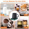 Electric Coffee Mug Warmer for Desk Auto Shut off USB Tea Milk Beverage Cup 3 Temperature Setting