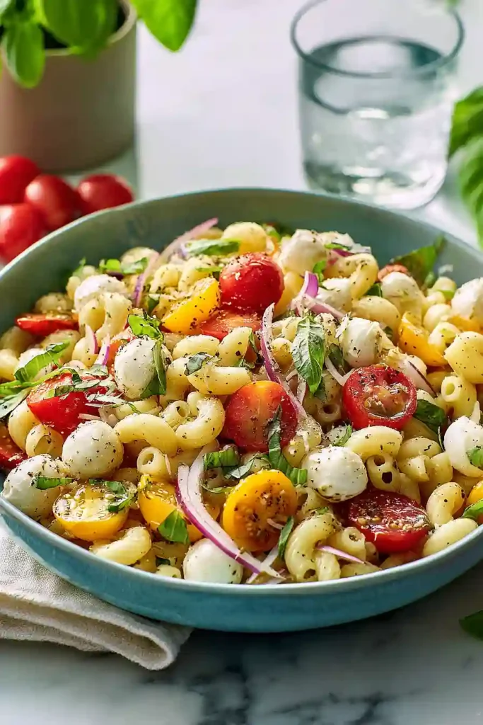 caprese pasta salad