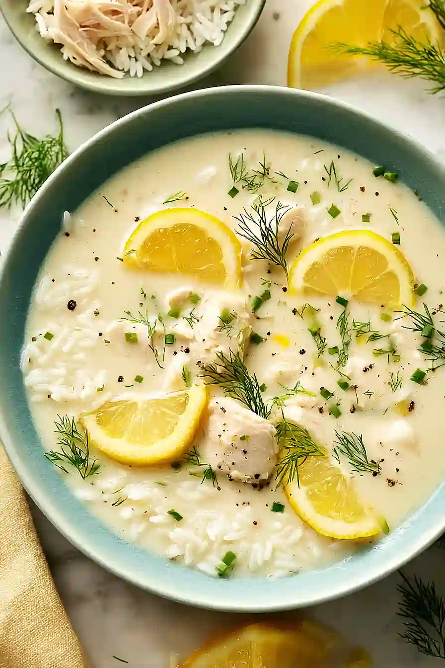 lemon dill chicken soup