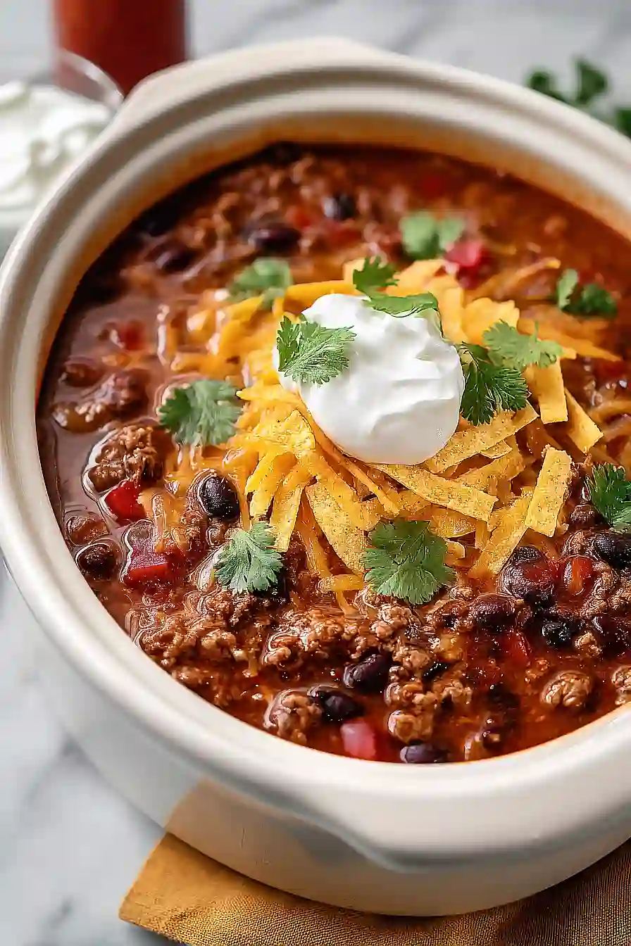 crockpot taco soup