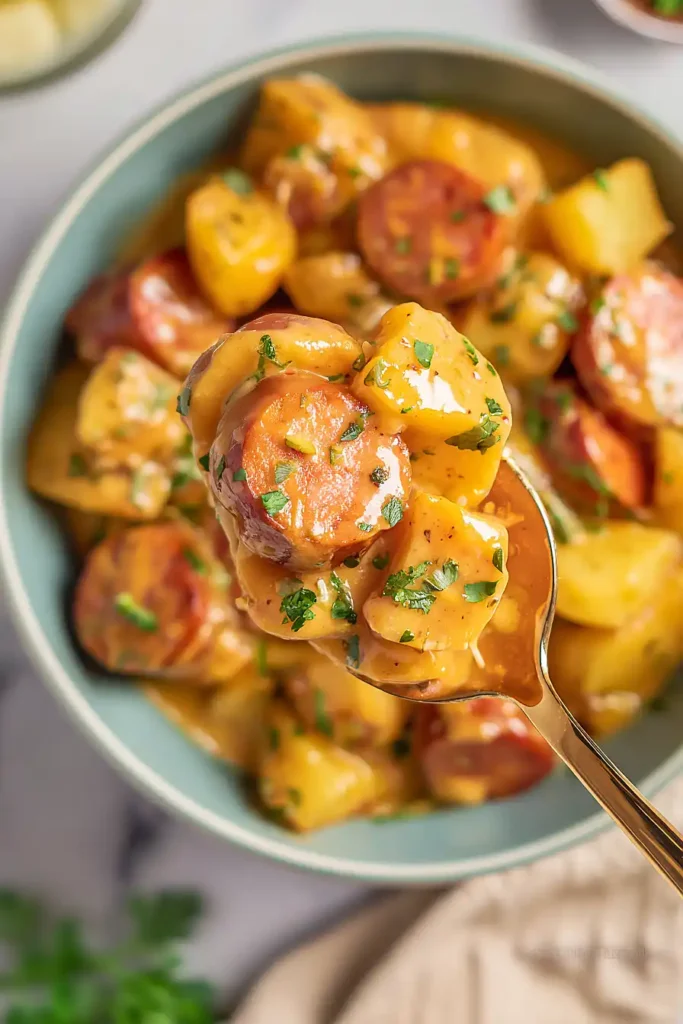 crockpot kielbasa and potatoes