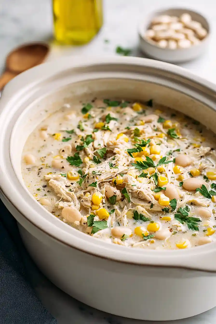crockpot white chicken chili