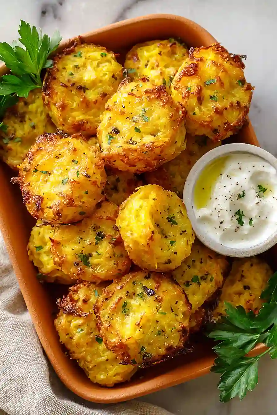 yellow squash tots
