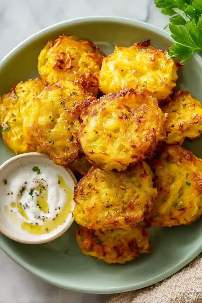 yellow squash tots
