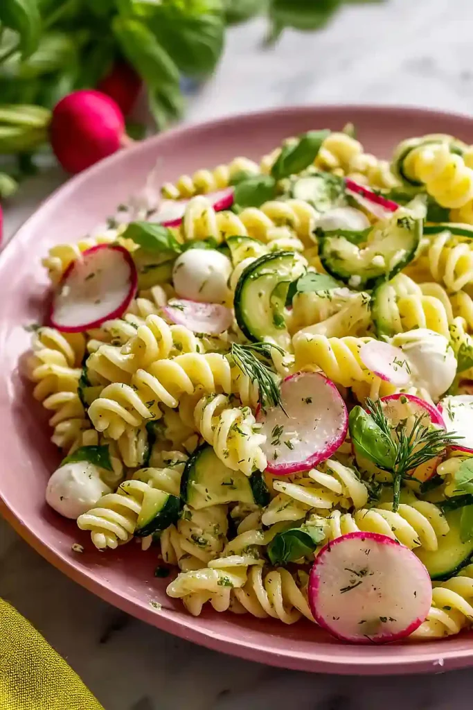 cucumber dill pasta salad