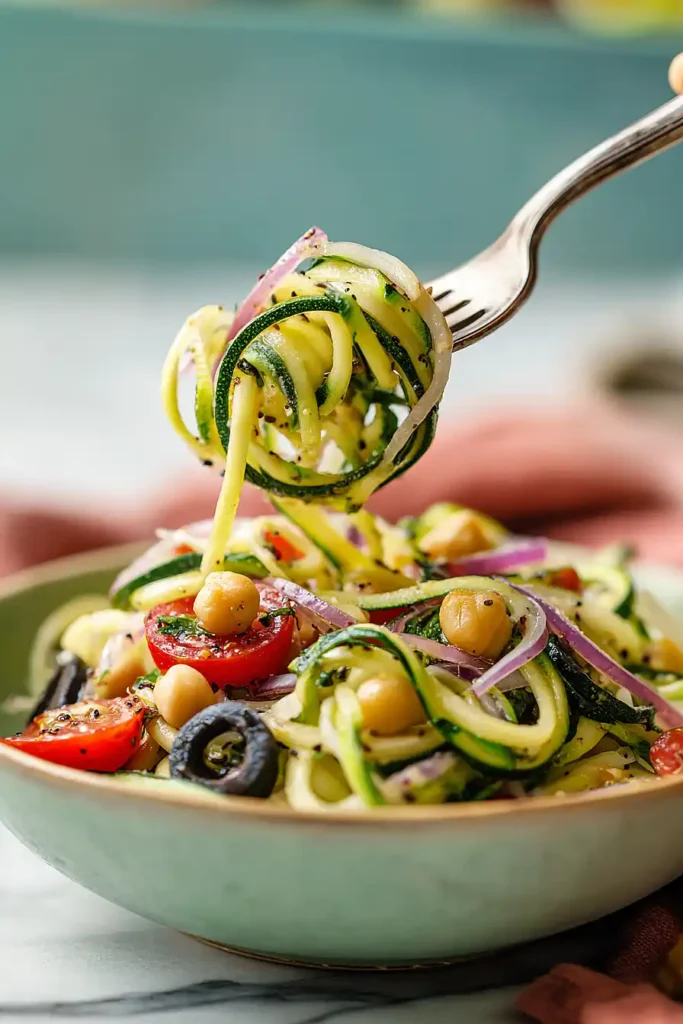 zucchini pasta salad